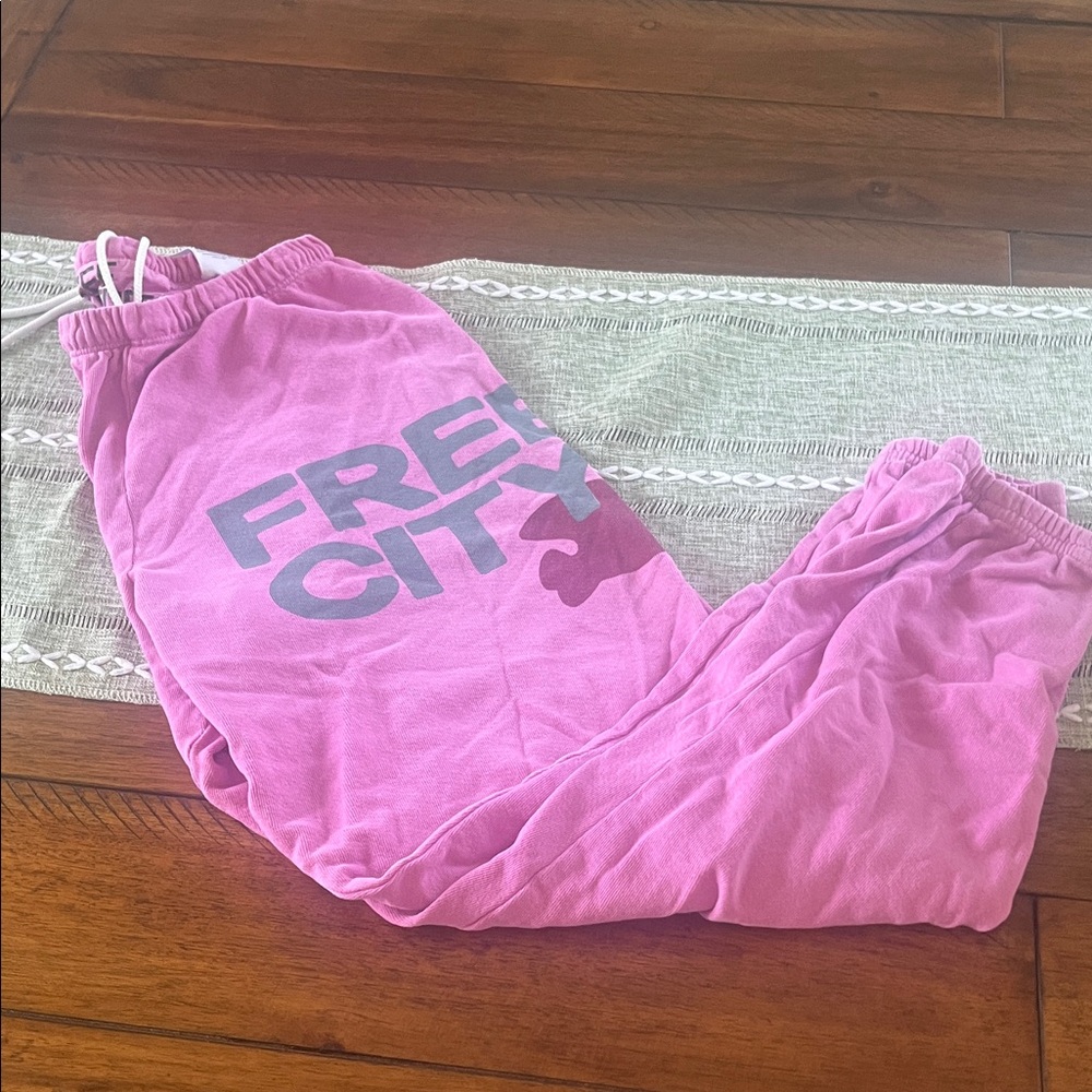 Freecity Vibrant Pink Joggers